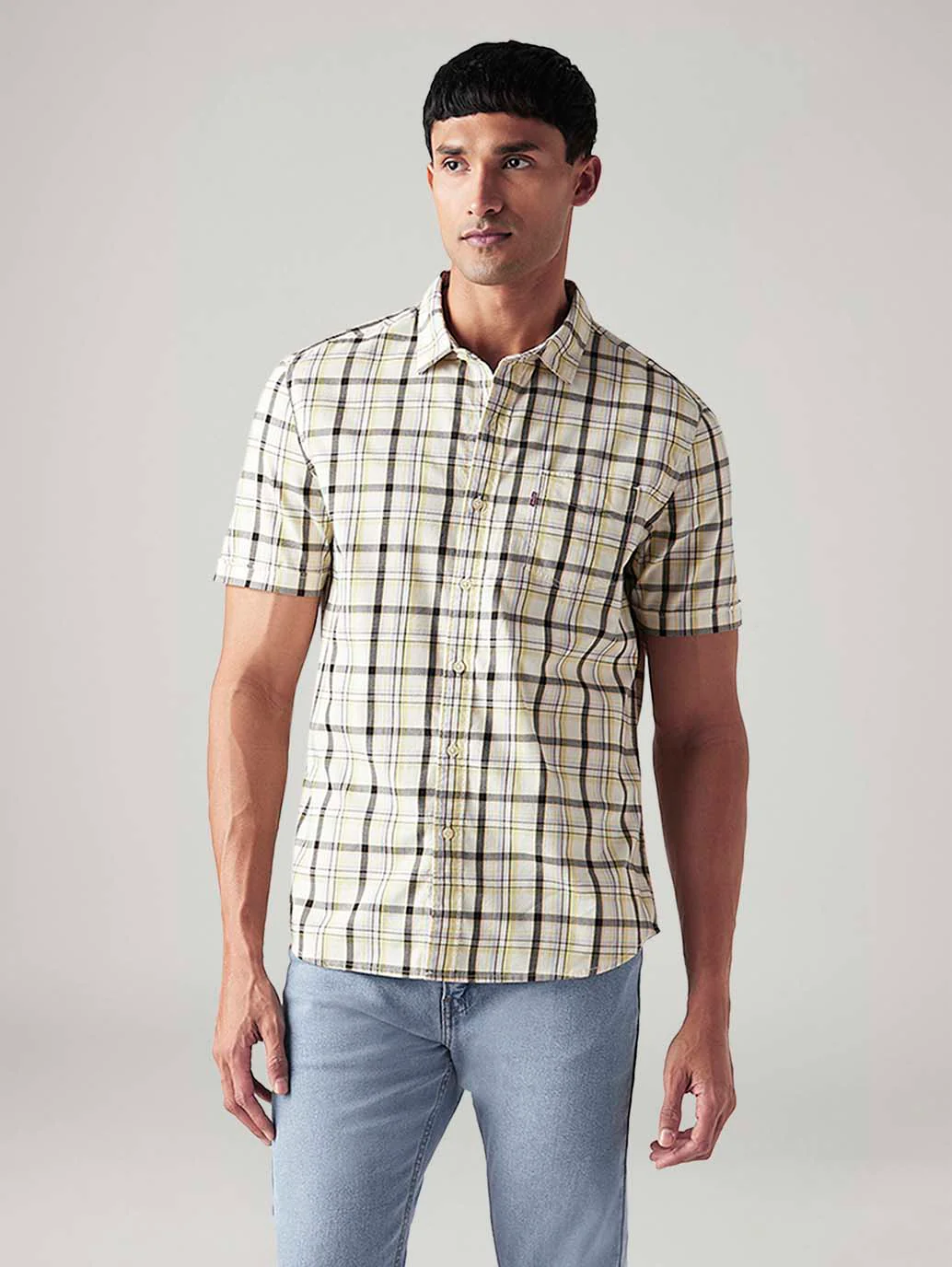 Men's Checkered Slim Fit Shirt - Image 3
