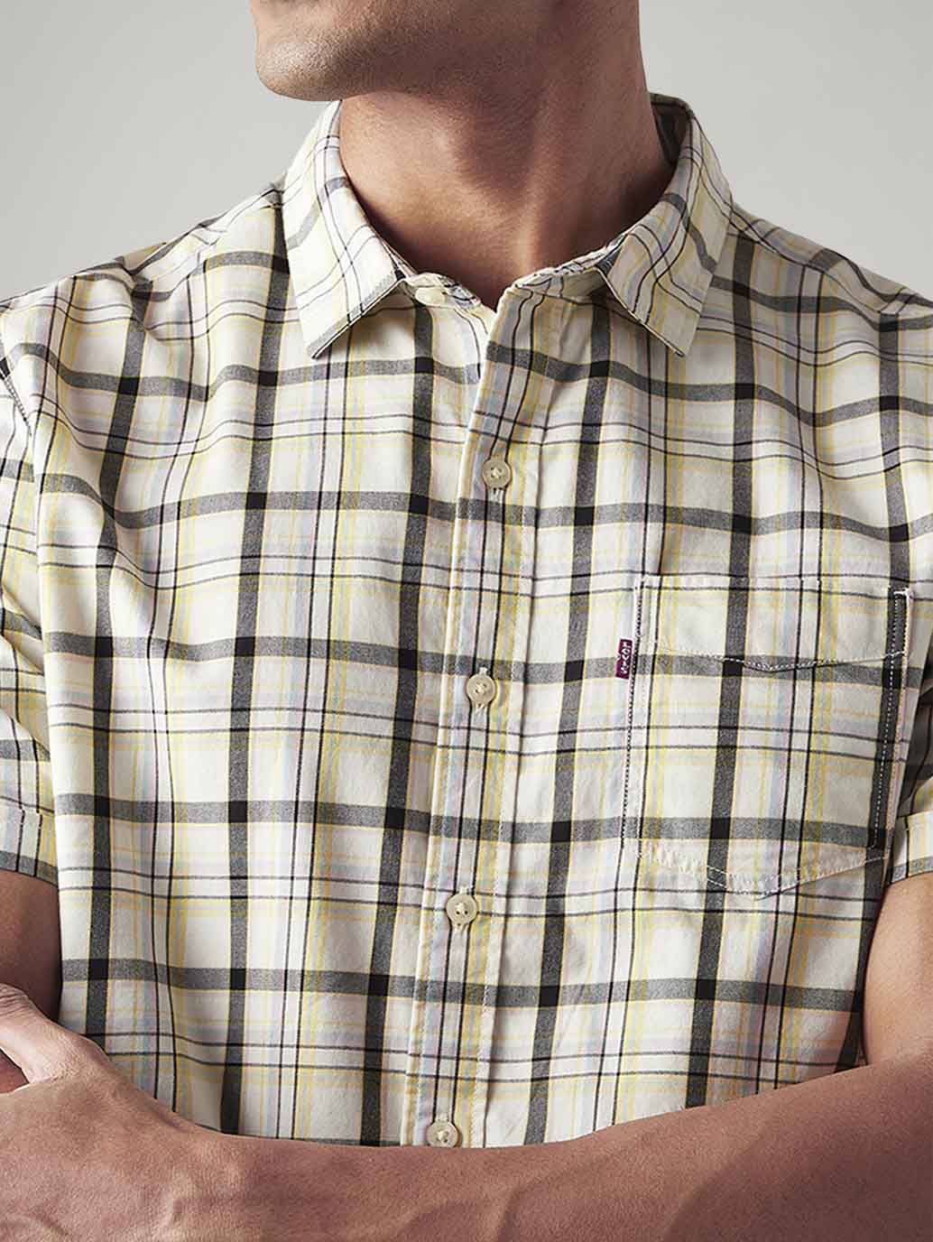 Men's Checkered Slim Fit Shirt - Image 4