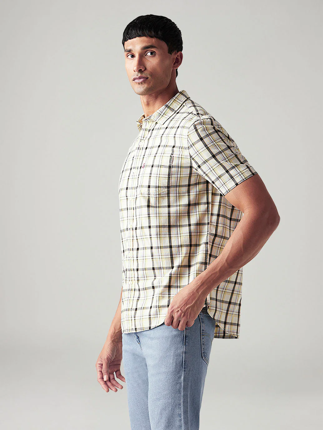 Men's Checkered Slim Fit Shirt - Image 5