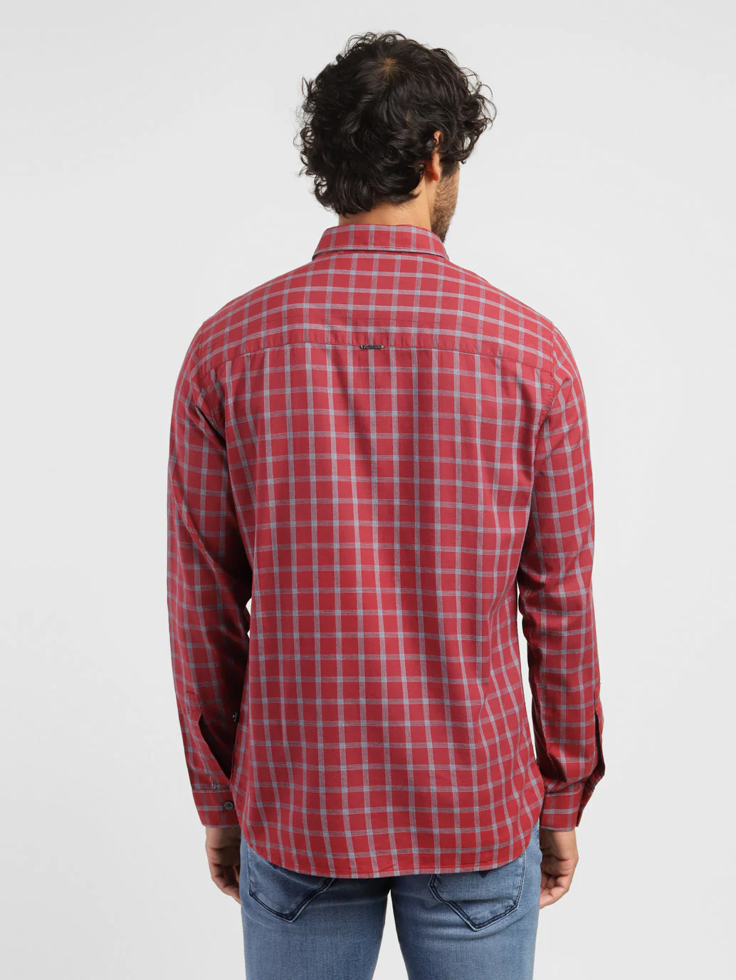 Men's Checkered Slim Fit Shirt - Image 3