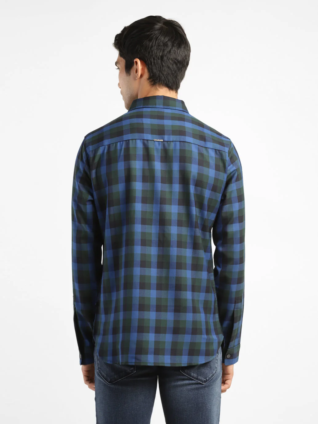 Men's Checkered Slim Fit Shirt - Image 3