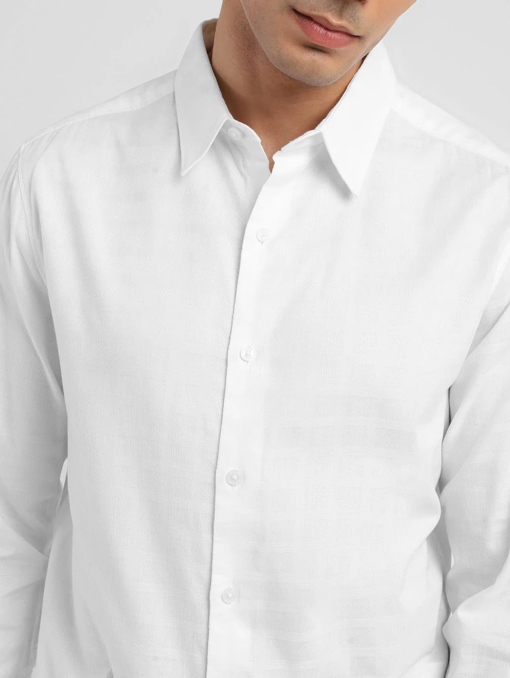 Men's Redloop Checkered Slim Fit Shirt - Image 4