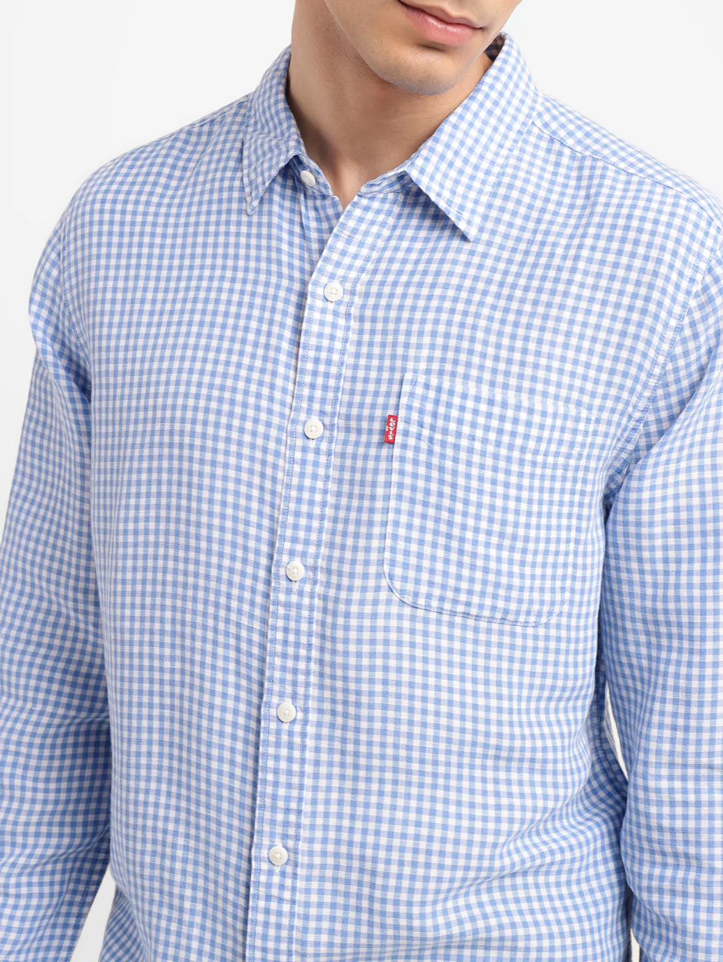 Men's Checkered Slim Fit Shirt - Image 5