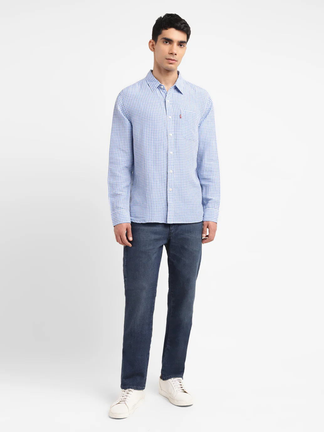 Men's Checkered Slim Fit Shirt - Image 6