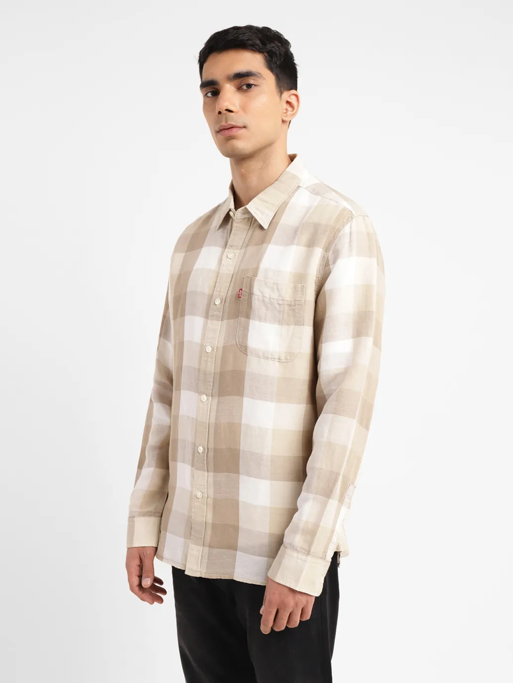 Men's Checkered Slim Fit Shirt - Image 4