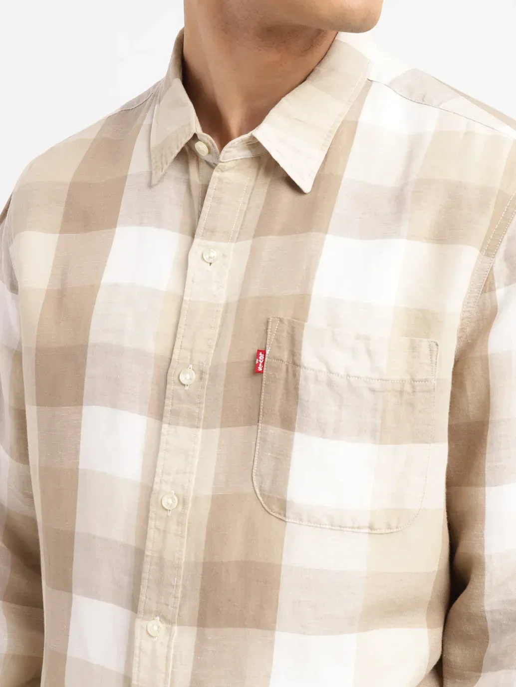 Men's Checkered Slim Fit Shirt - Image 5