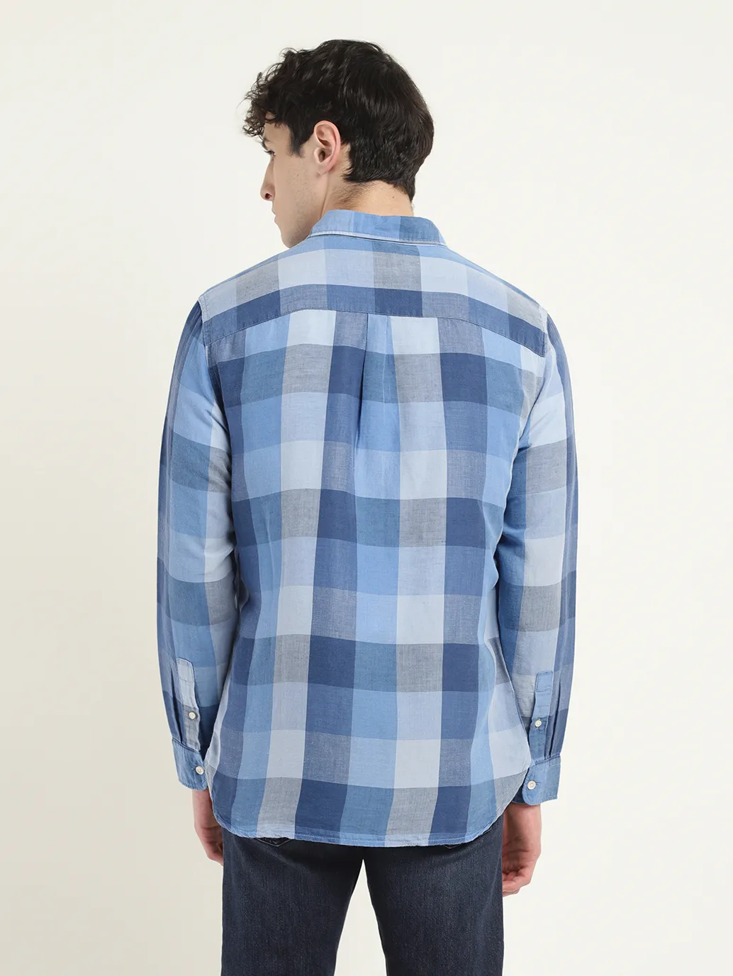 Men's Checkered Slim Fit Shirt - Image 3