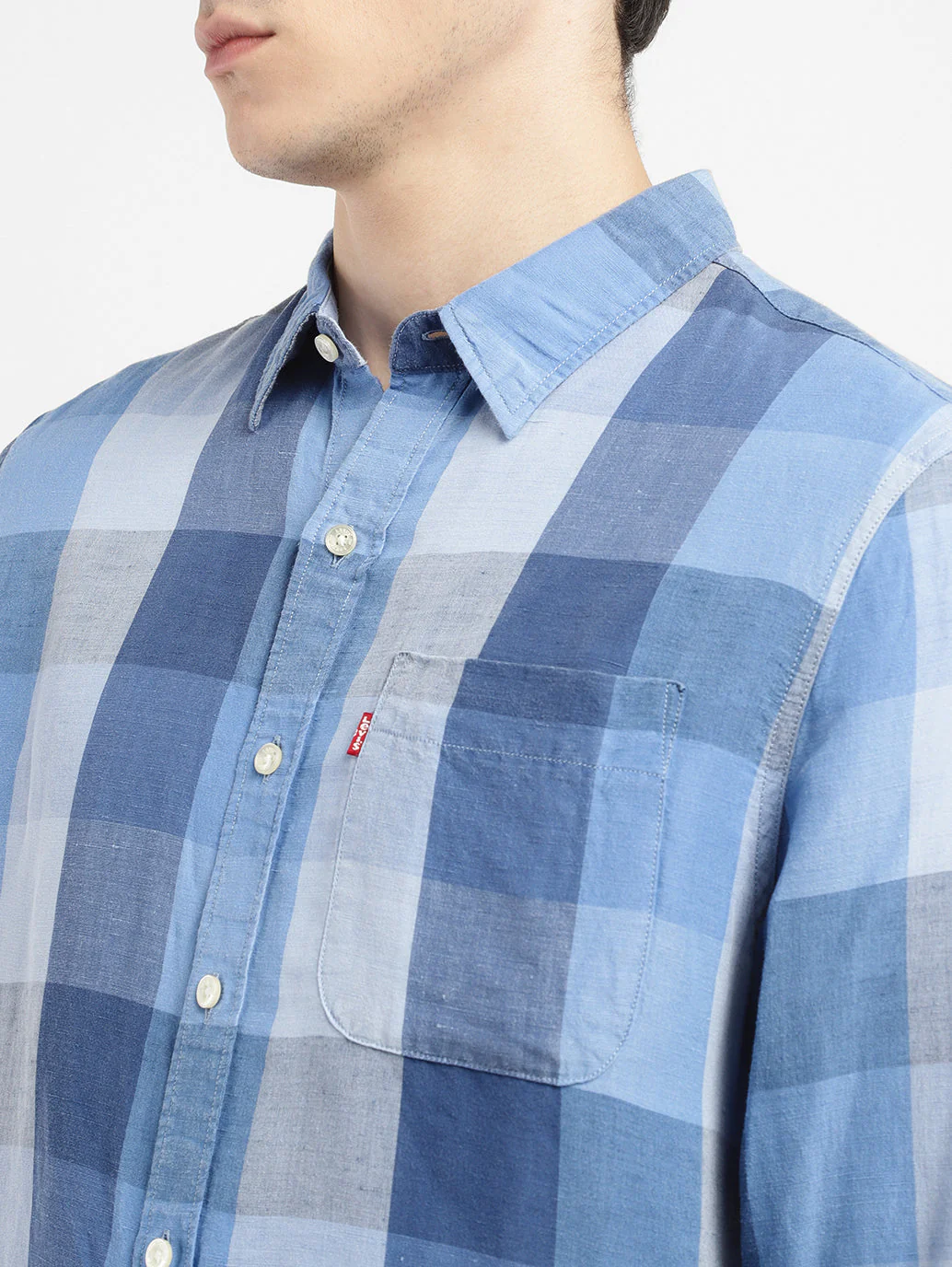 Men's Checkered Slim Fit Shirt - Image 4