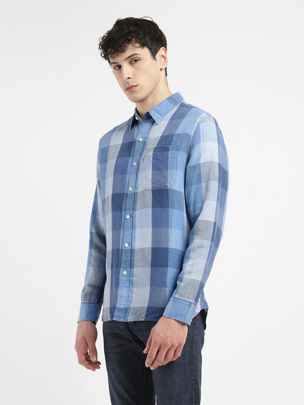 Men's Checkered Slim Fit Shirt - Image 5