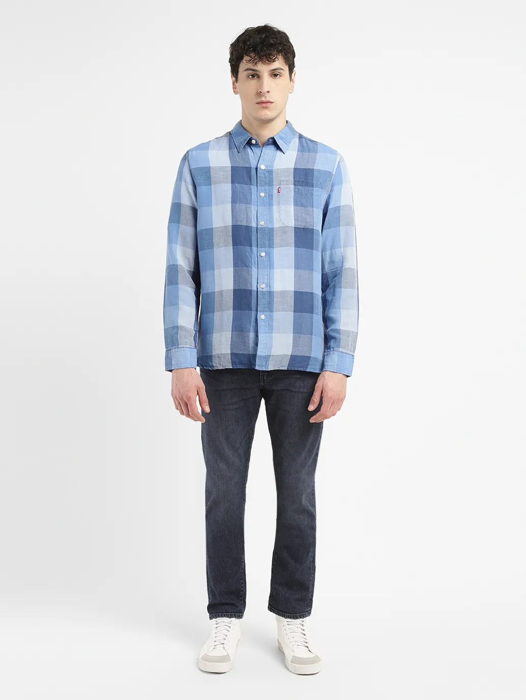 Men's Checkered Slim Fit Shirt - Image 6