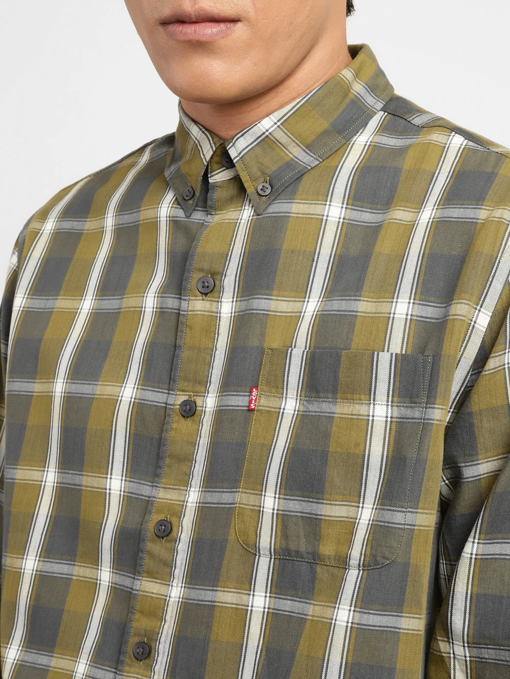 Men's Checkered Slim Fit Shirt - Image 5