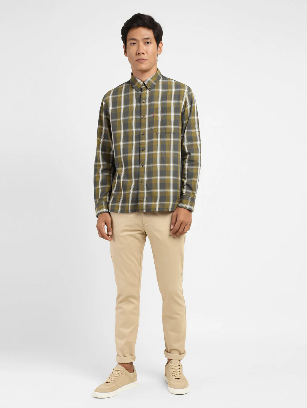 Men's Checkered Slim Fit Shirt - Image 6