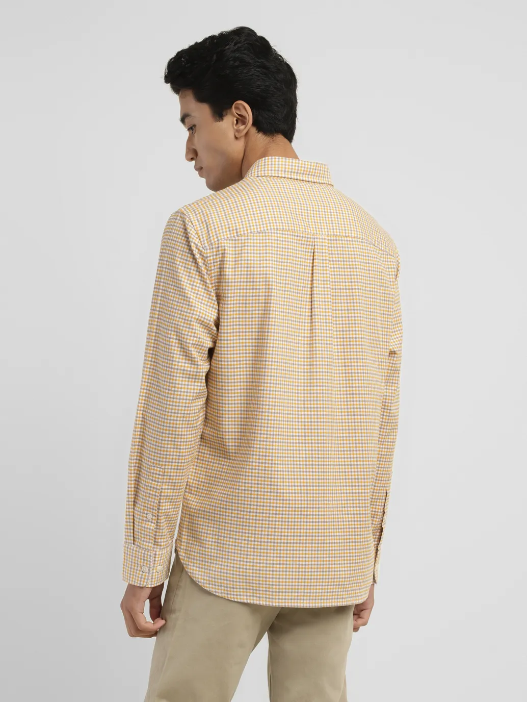 Men's Checkered Slim Fit Shirt - Image 3