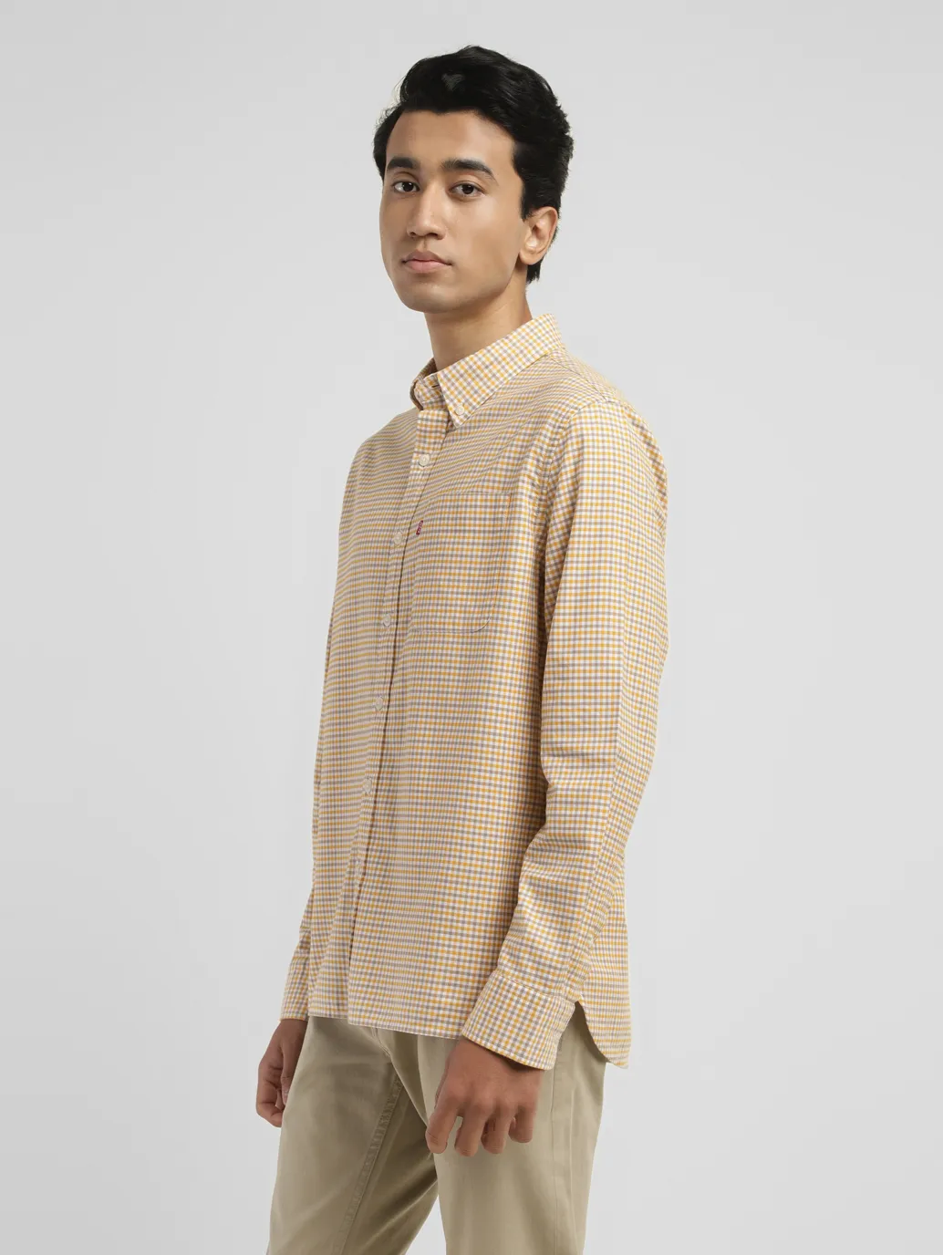 Men's Checkered Slim Fit Shirt - Image 4