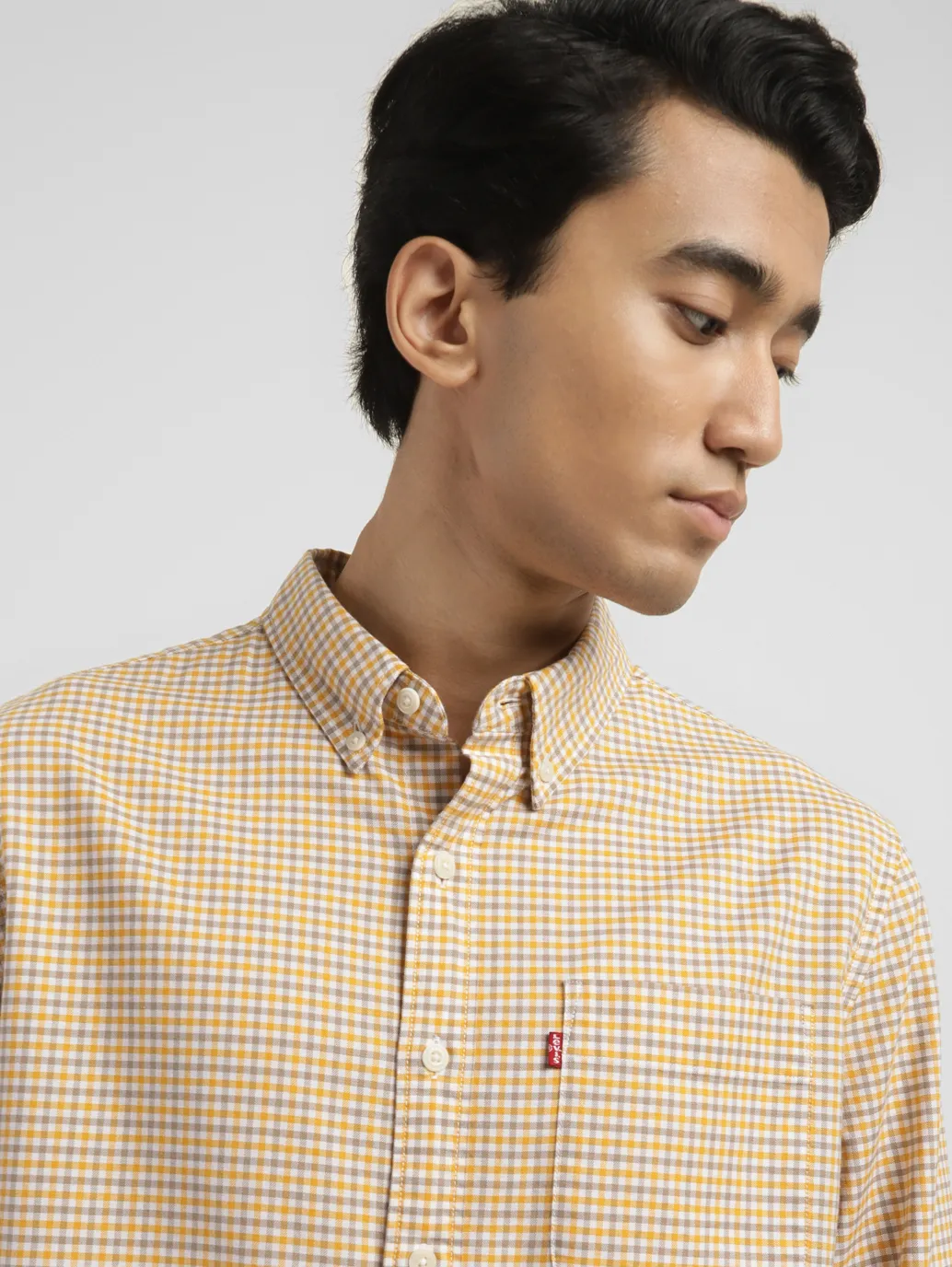 Men's Checkered Slim Fit Shirt - Image 5