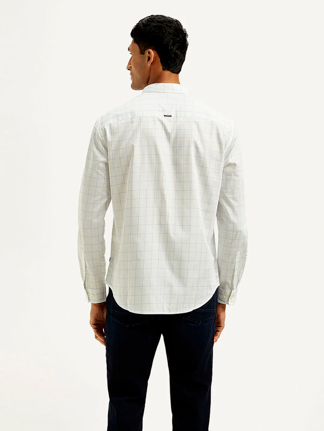 Men's Redloop Checkered Slim Fit Shirt - Image 3