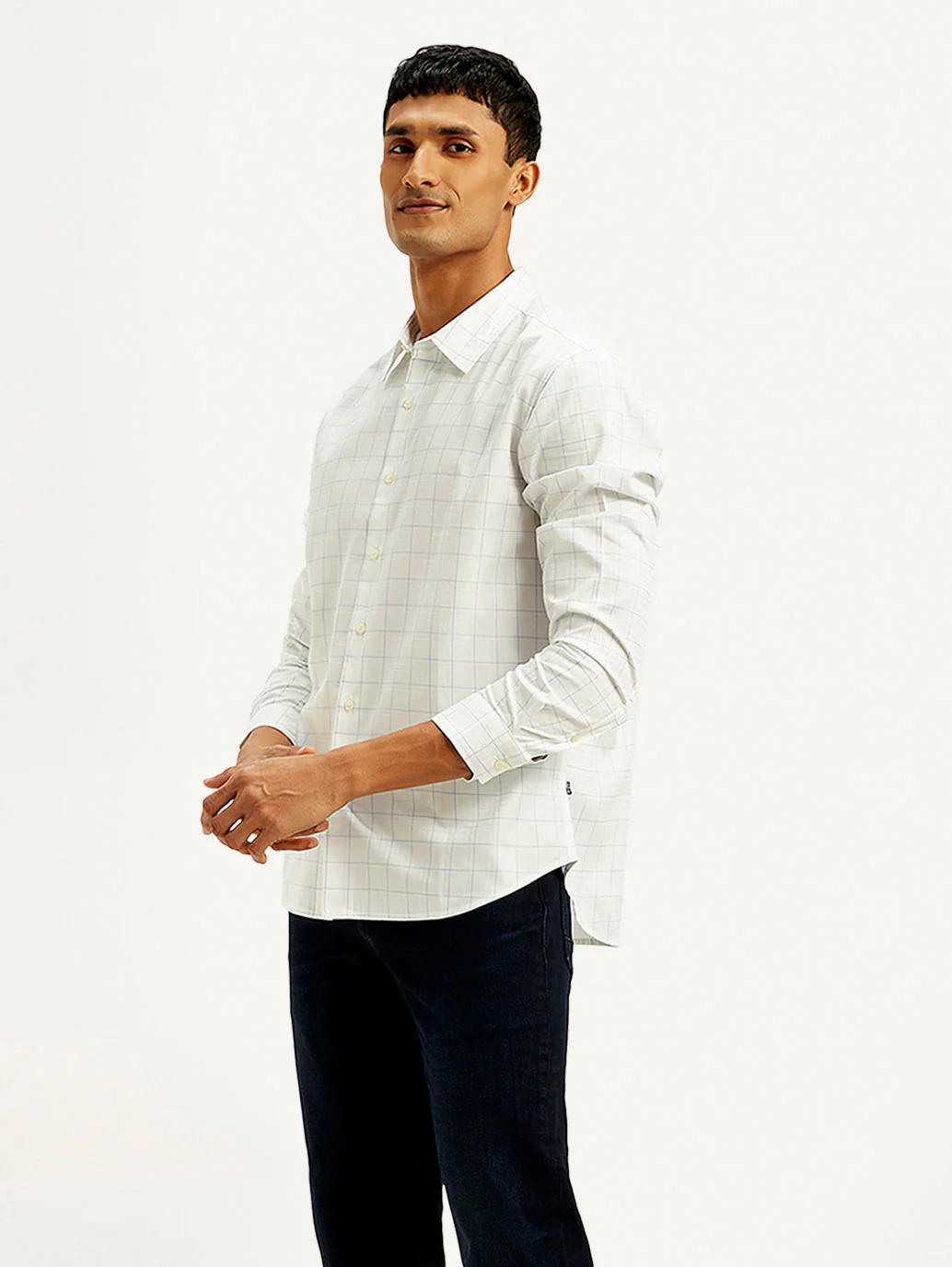 Men's Redloop Checkered Slim Fit Shirt - Image 5