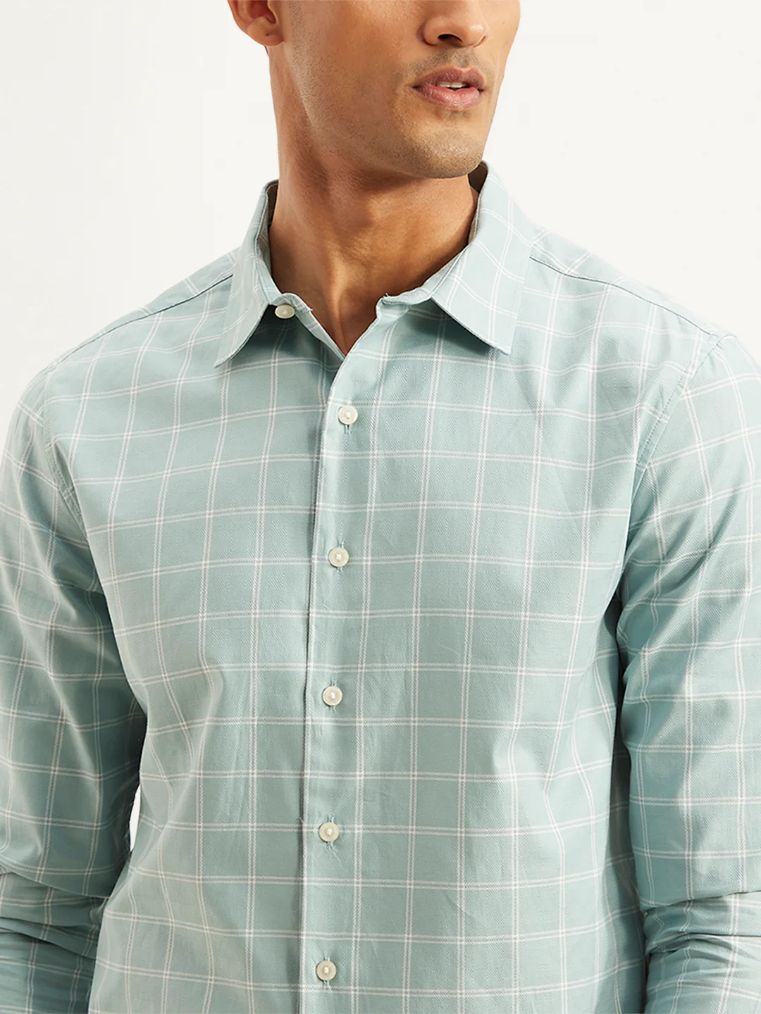 Men's Redloop Checkered Slim Fit Shirt - Image 3