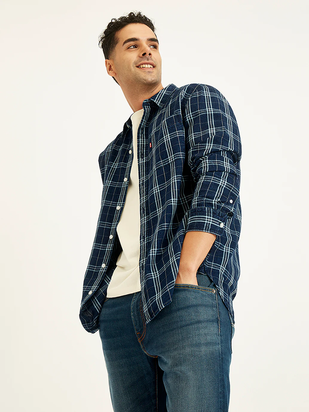 Men's Checkered Slim Fit Shirt - Image 3