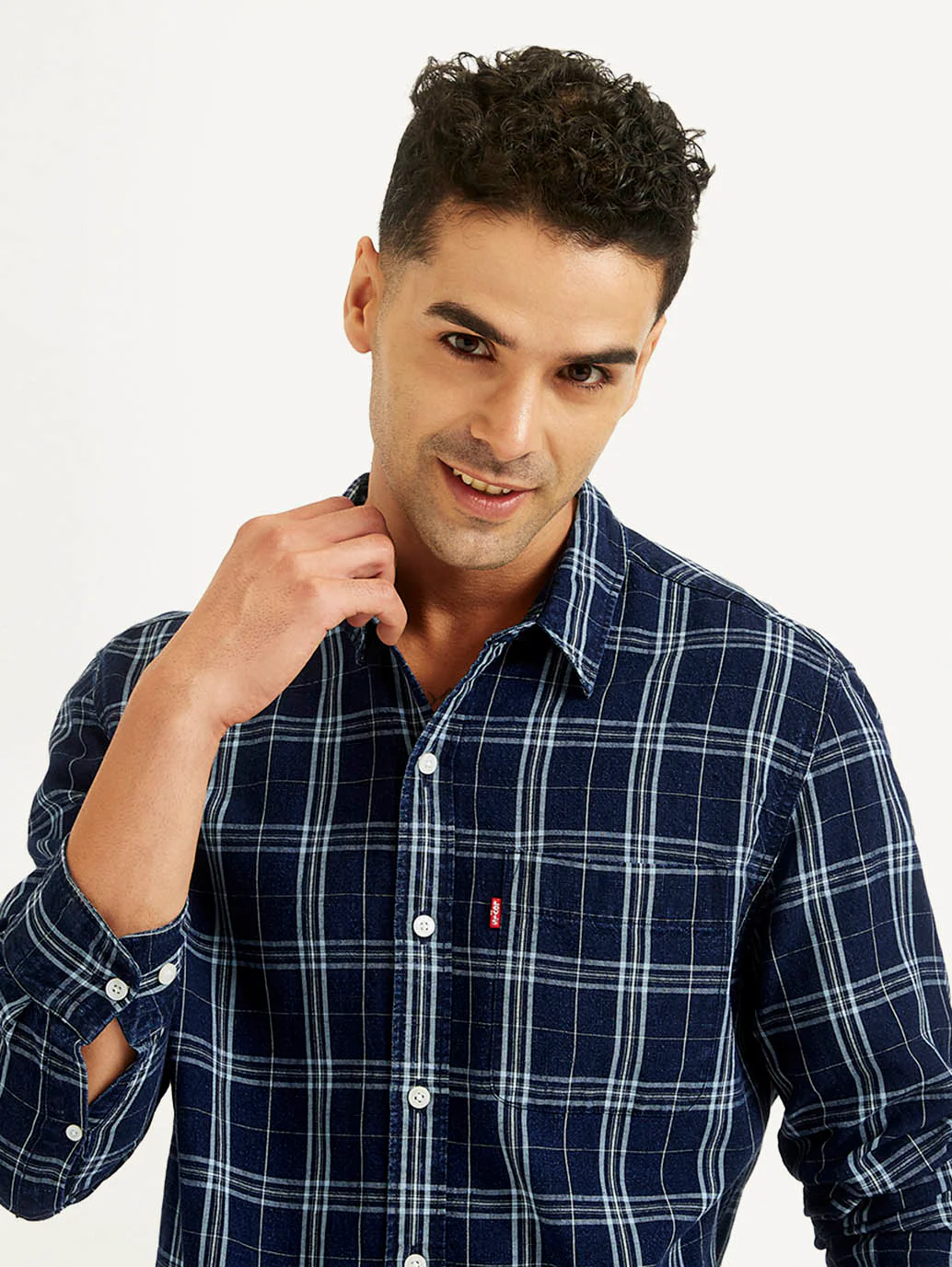 Men's Checkered Slim Fit Shirt - Image 5