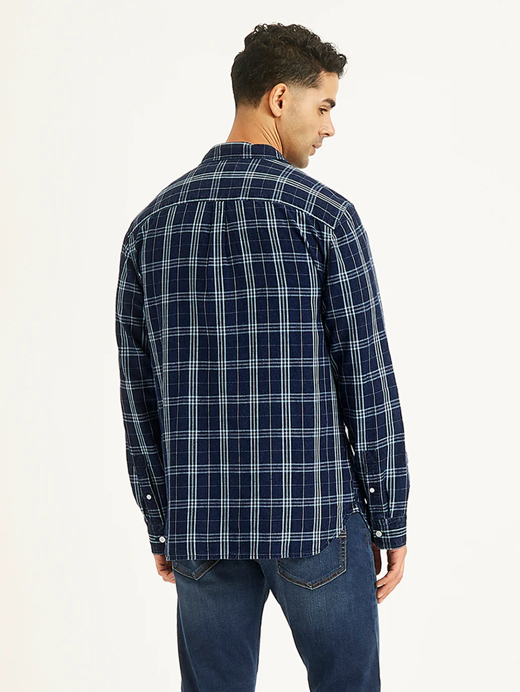 Men's Checkered Slim Fit Shirt - Image 6
