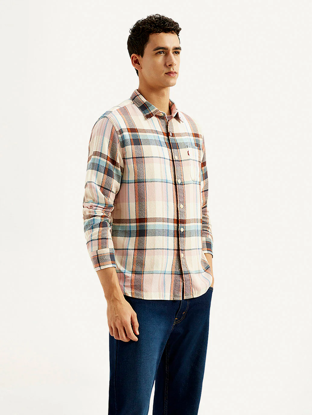 Men's Checkered Slim Fit Shirt - Image 5