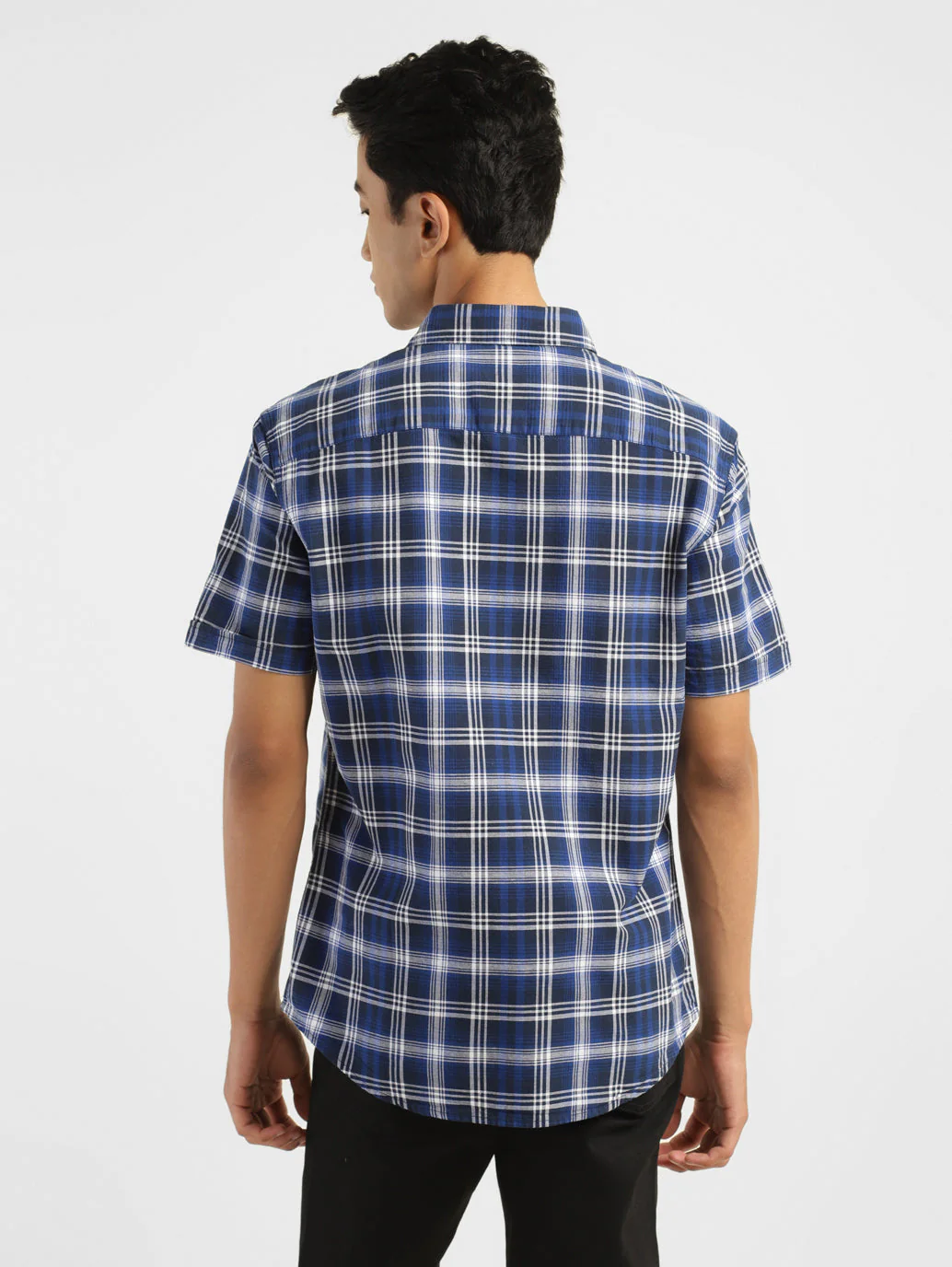 Men's Chekered Slim Fit Shirts - Image 3