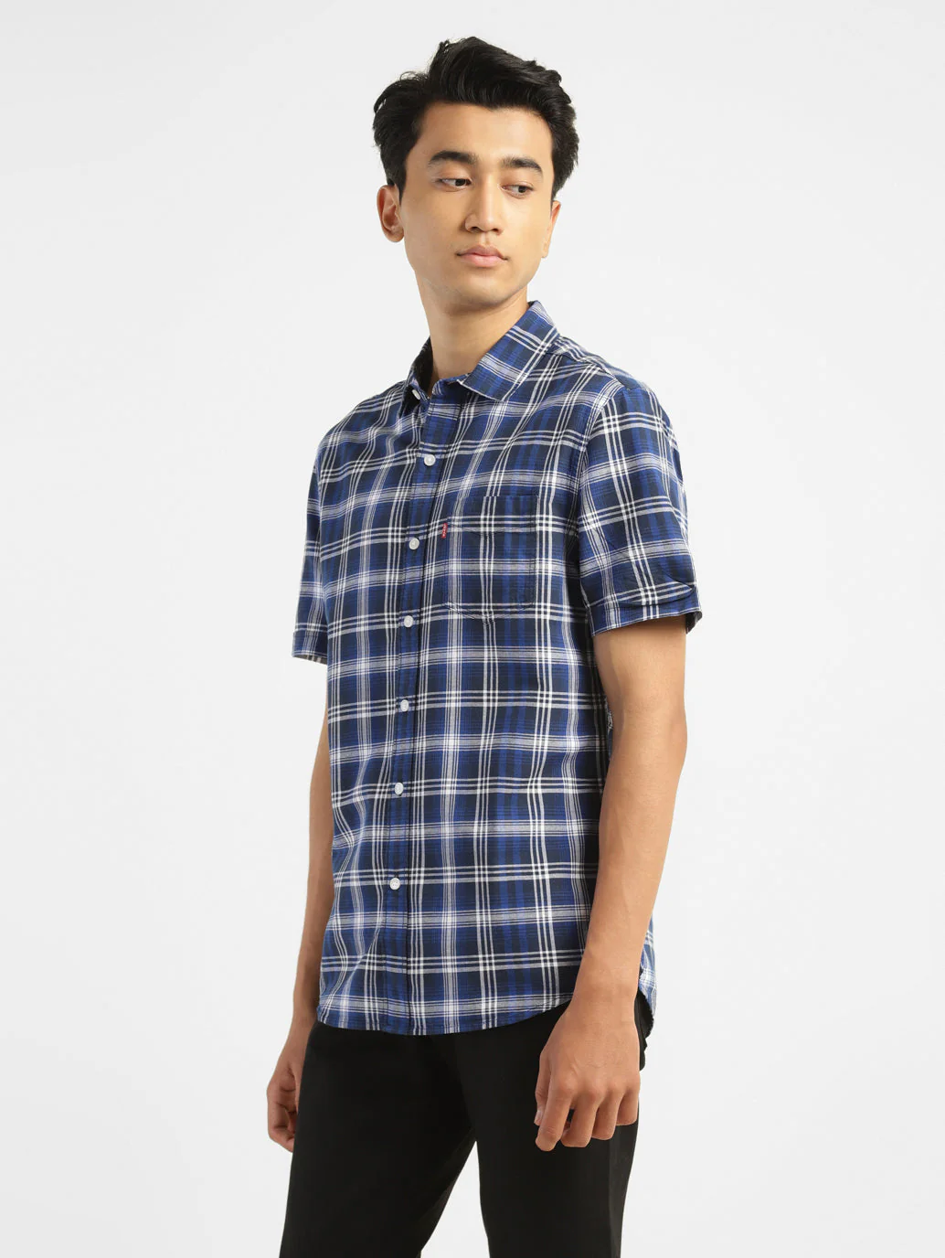 Men's Chekered Slim Fit Shirts - Image 4