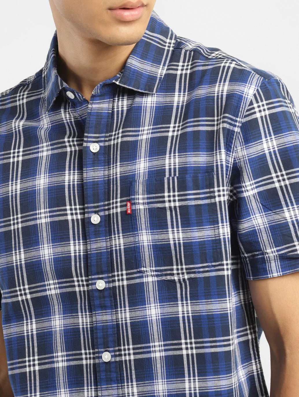 Men's Chekered Slim Fit Shirts - Image 5