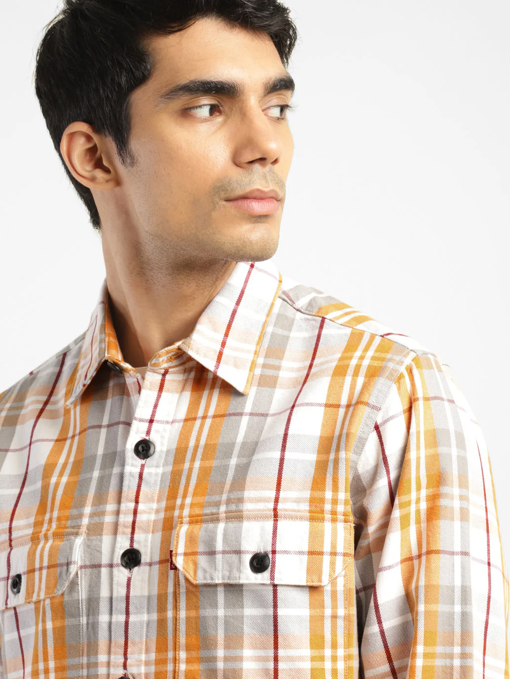 Men's Chekered Regular Fit Shirts - Image 5