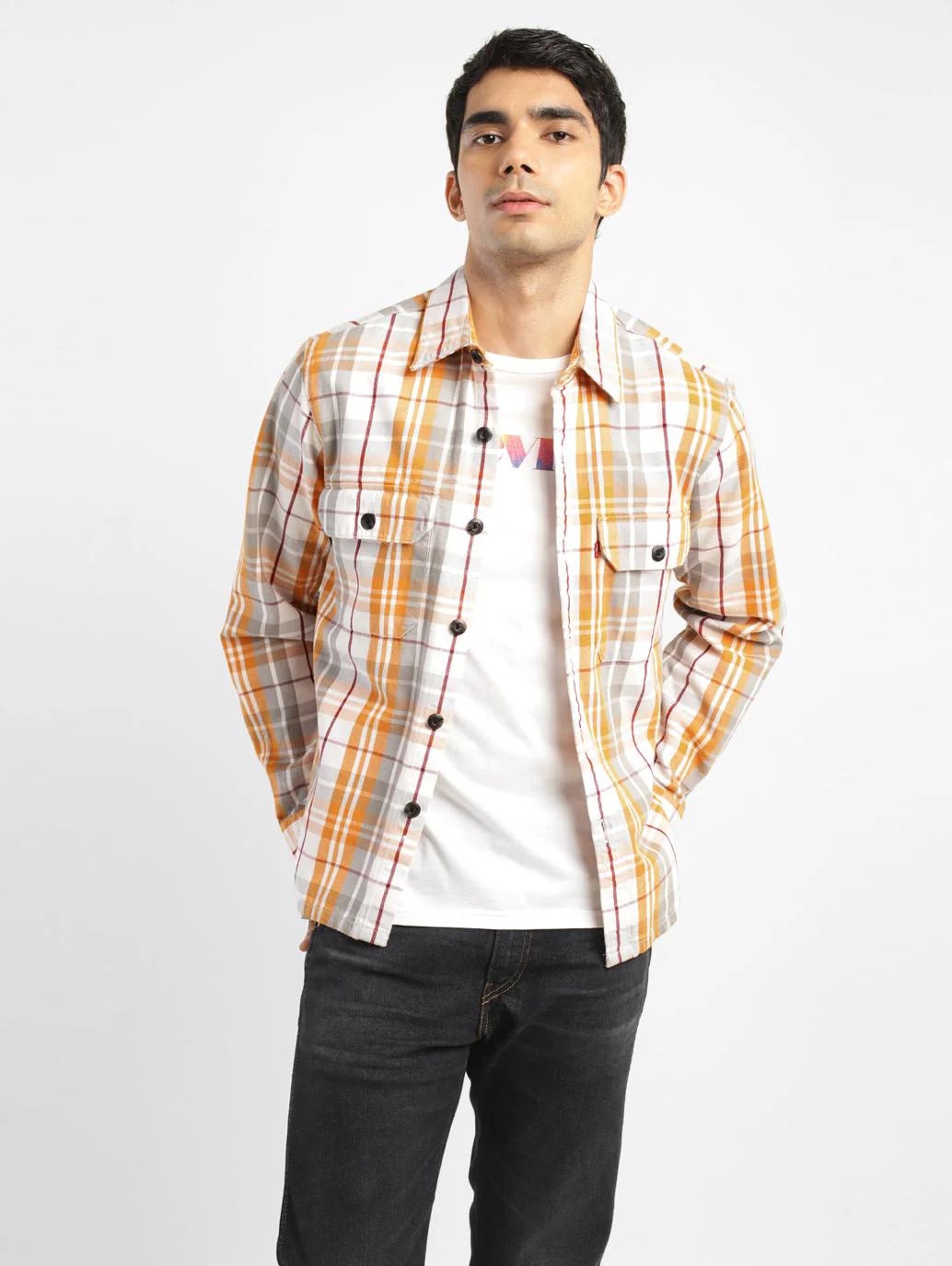 Men's Chekered Regular Fit Shirts - Image 6