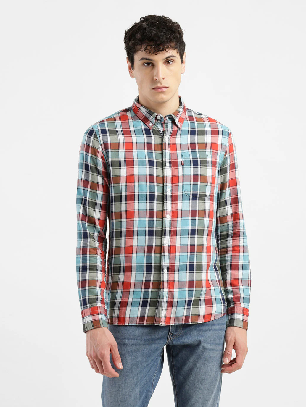 Men's Chekered Slim Fit Shirts - Image 2