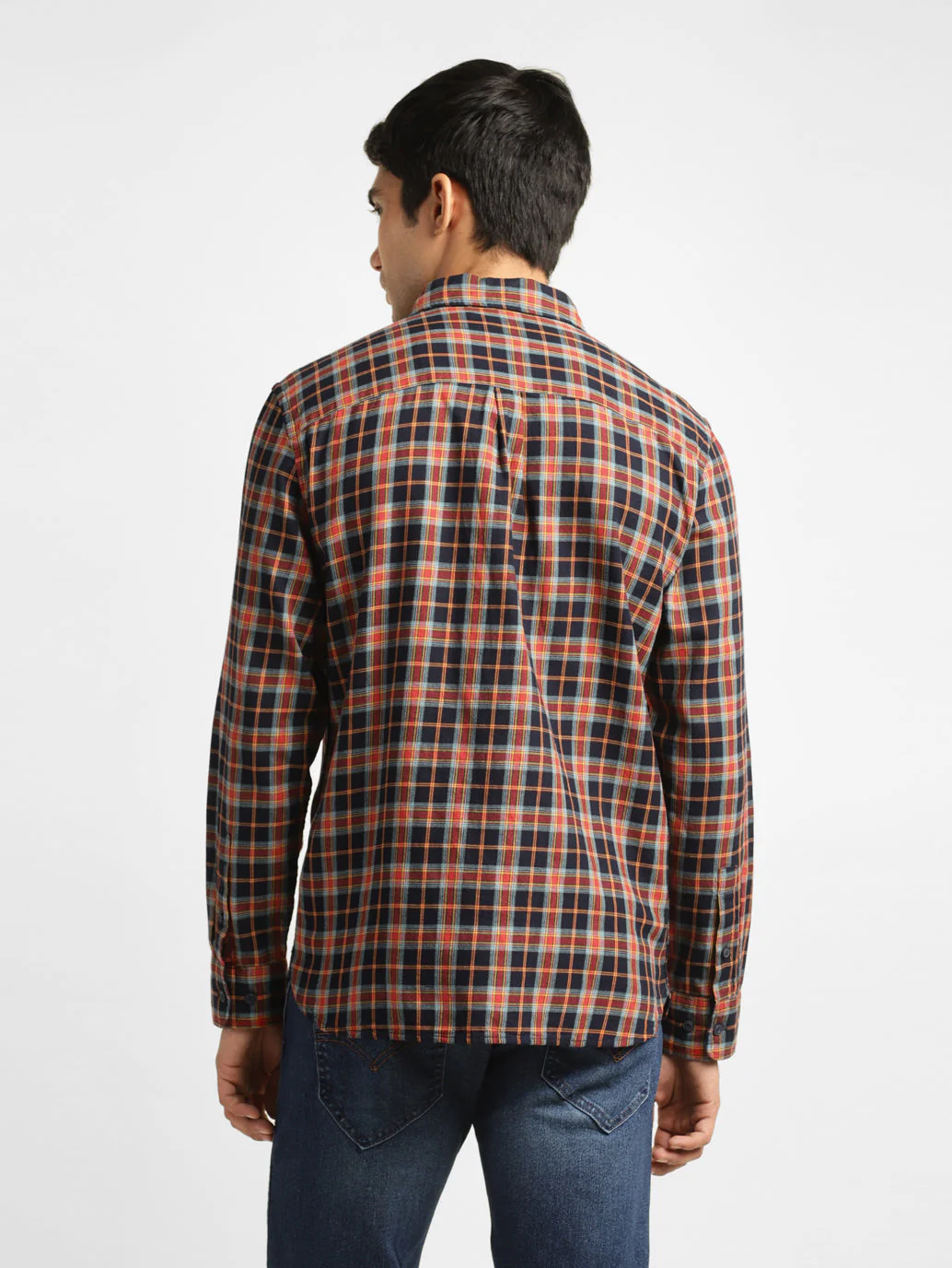 Men's Chekered Slim Fit Shirts - Image 3