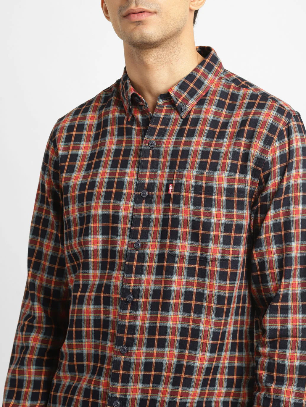 Men's Chekered Slim Fit Shirts - Image 5