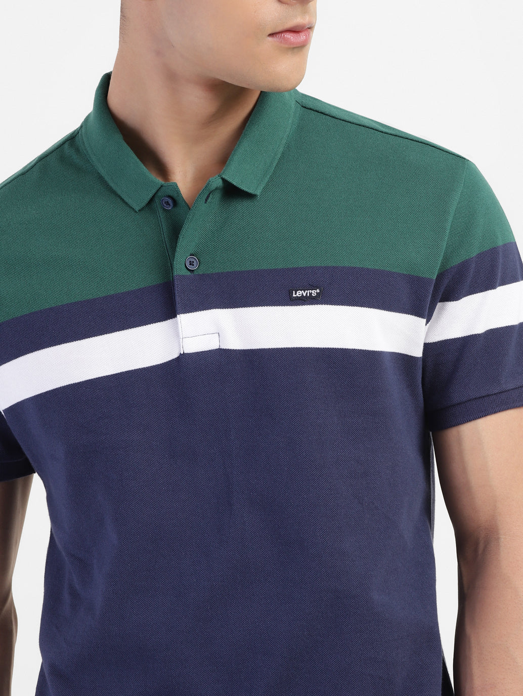 Men's Colorblock Polo T-shirt - Image 6