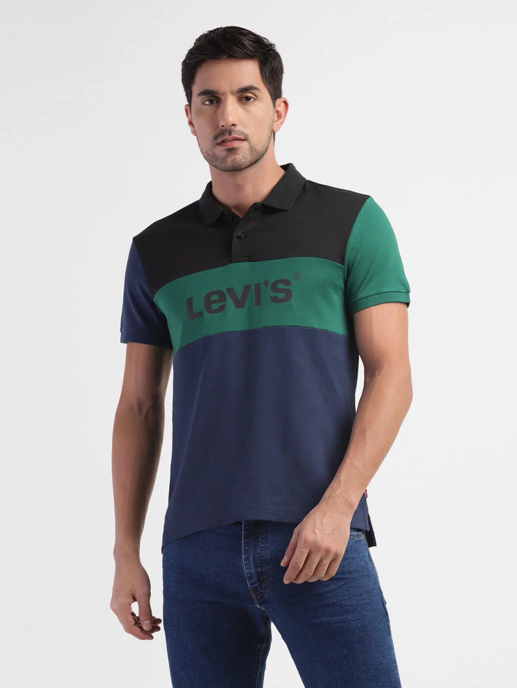 Men's Colorblock Regular Fit T-shirt - Image 2