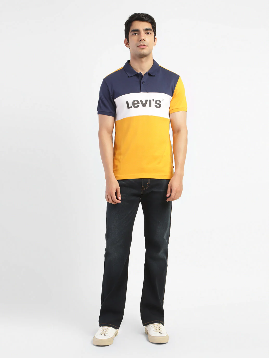 Men's Color Block Polo T-Shirt - Image 5