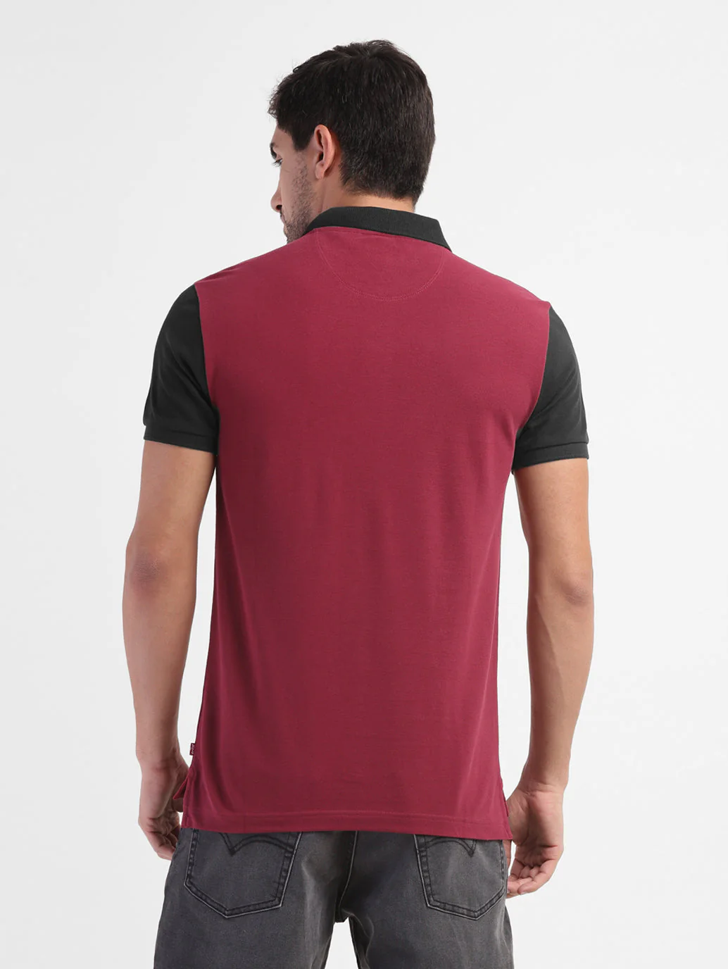 Men's Colorblock Polo T-shirt - Image 3