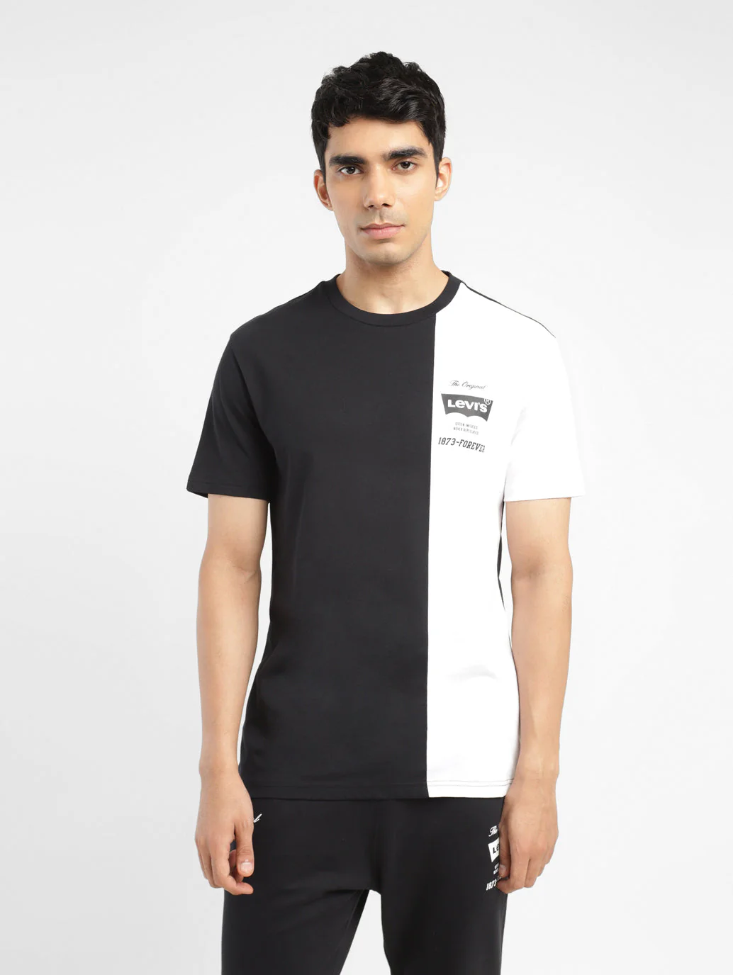Men's Colorblock Crew Neck T-shirt - Image 2