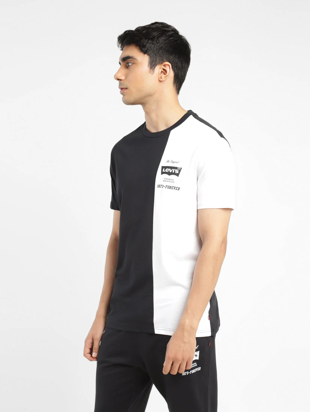 Men's Colorblock Crew Neck T-shirt - Image 4