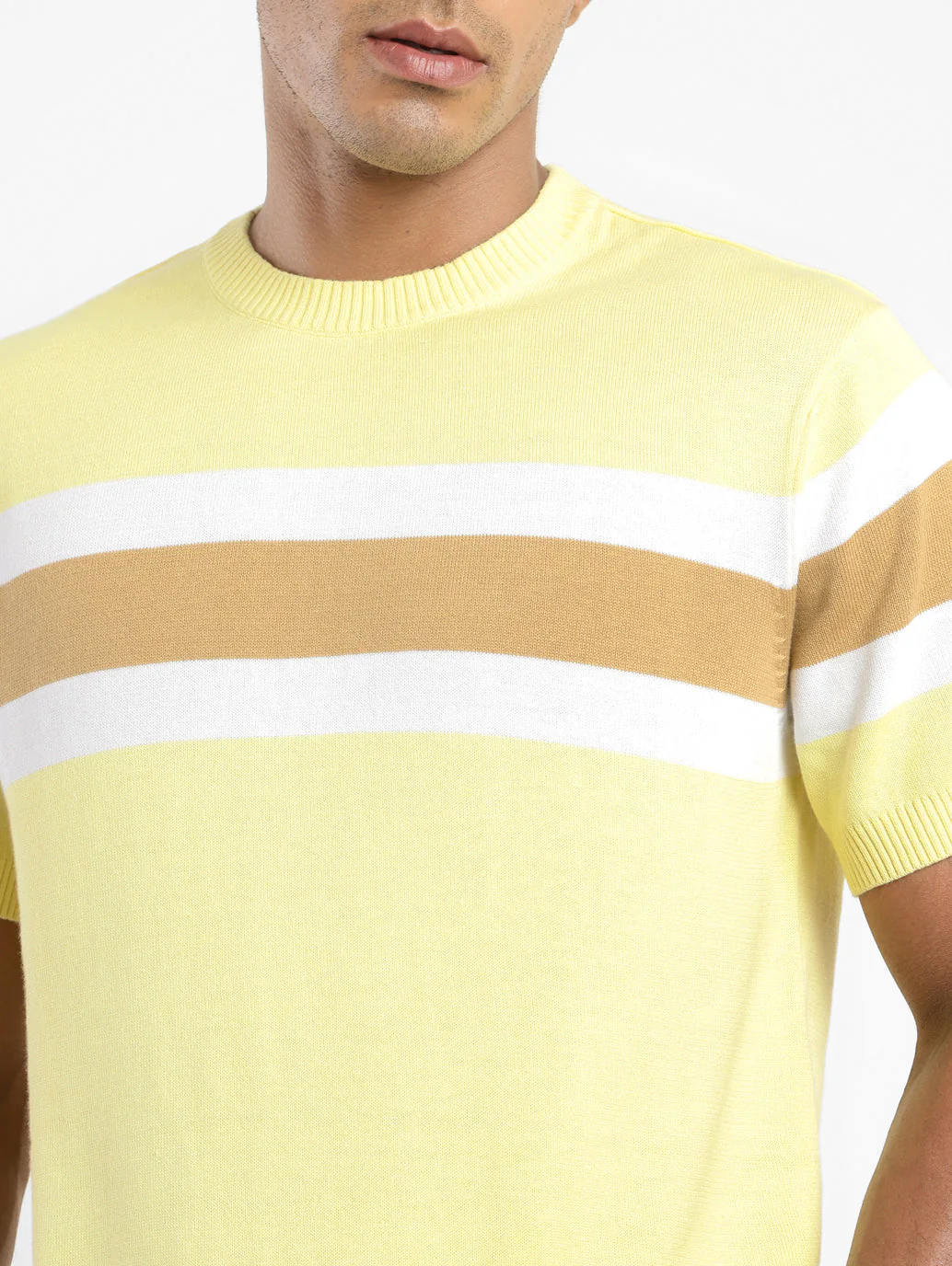 Men's Colorblock Crew Neck T-shirt - Image 5