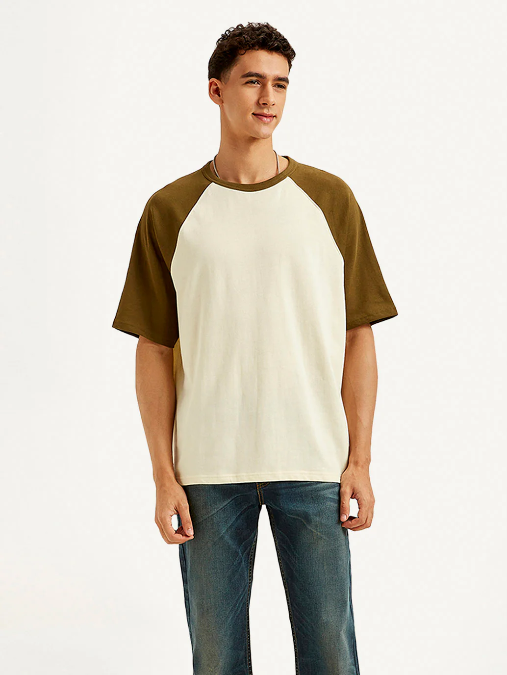 Men's Colorblock Loose Fit T-shirt - Image 2