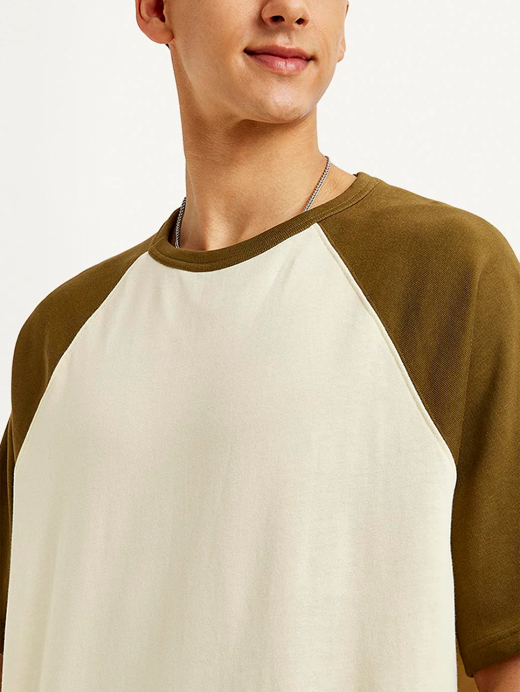 Men's Colorblock Loose Fit T-shirt - Image 4