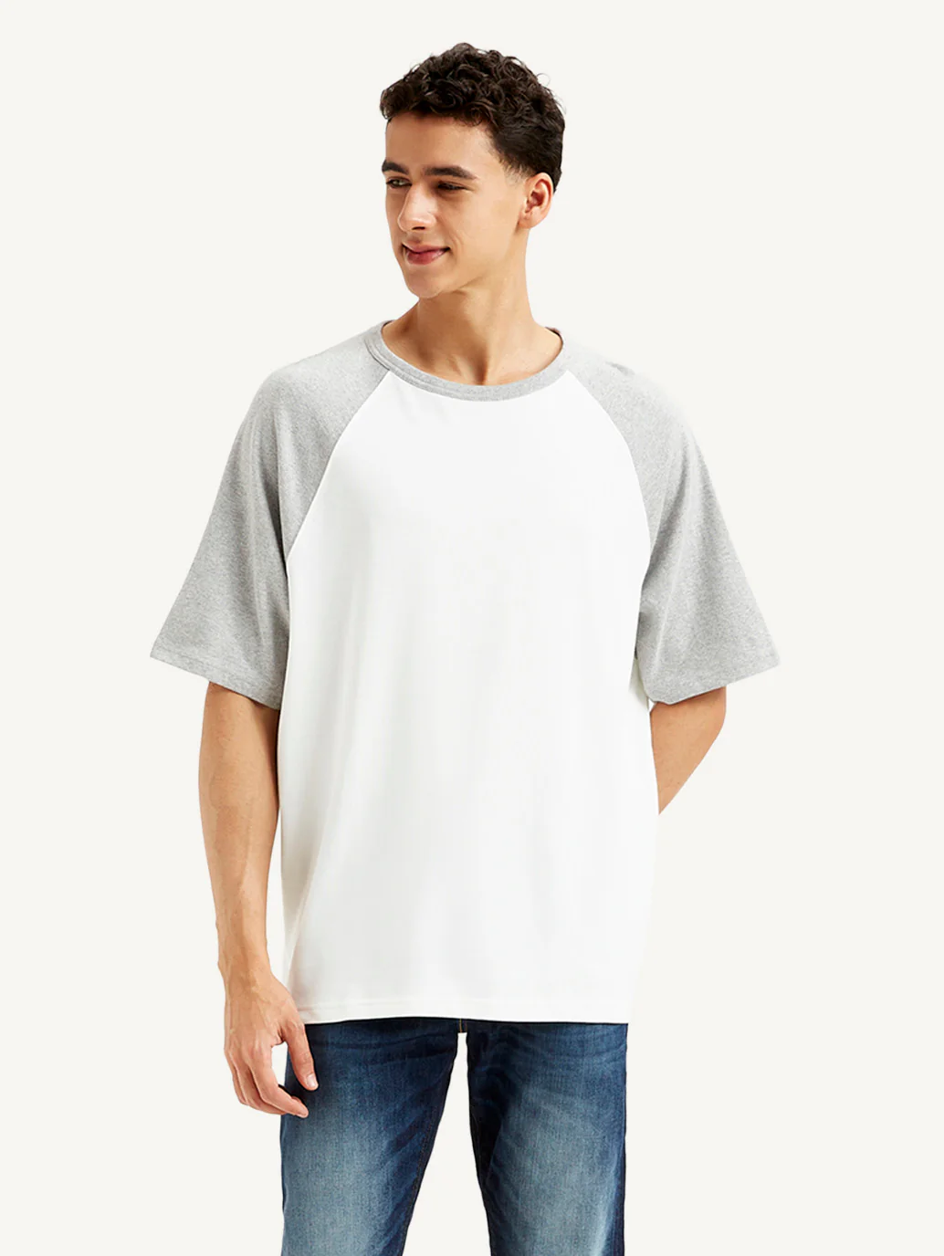 Men's Colorblock Loose Fit T-shirt - Image 2
