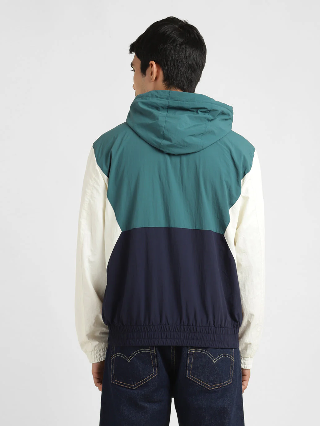 Men's Colorblock Multi Hooded Tailored Jacket - Image 3