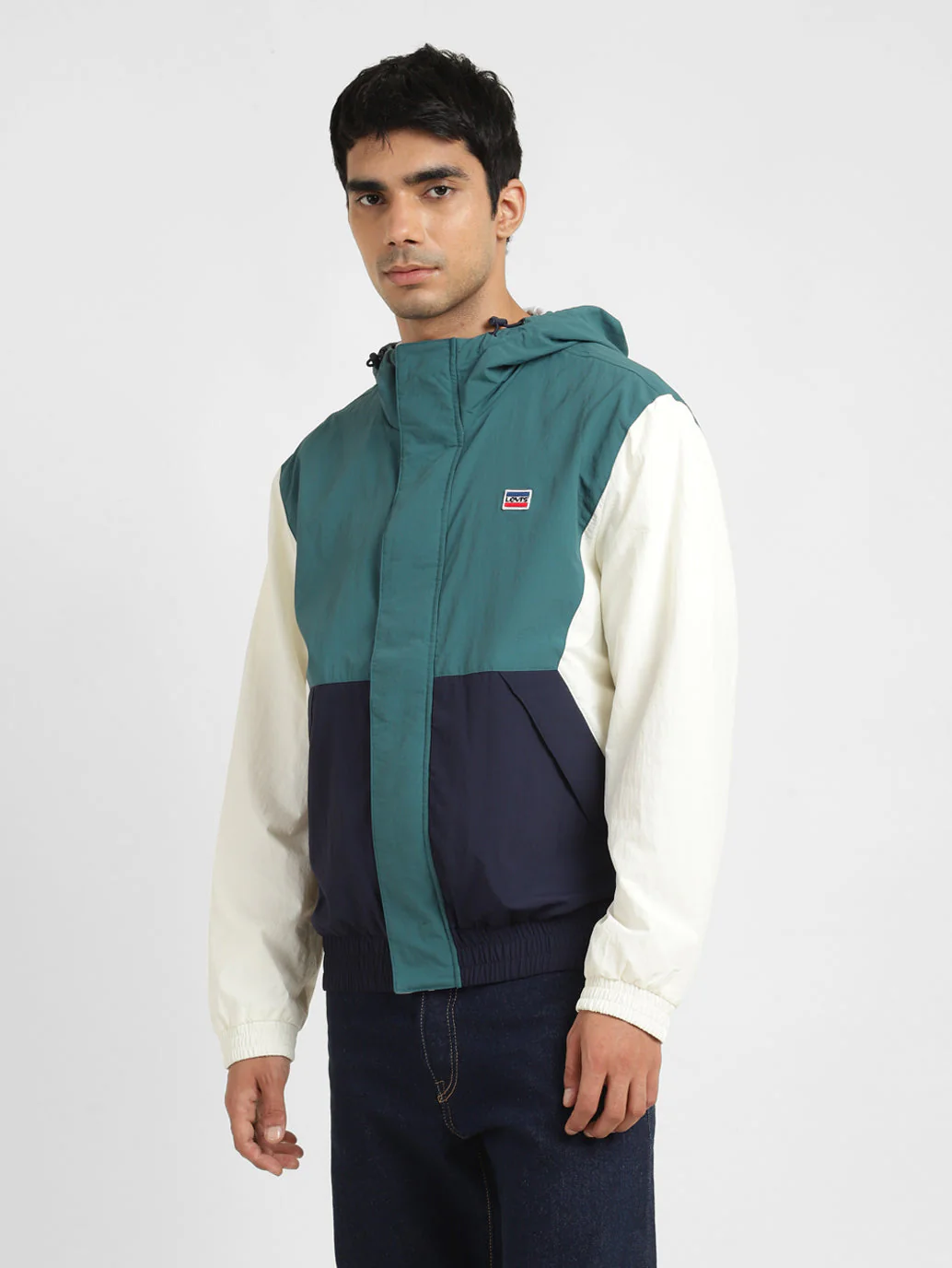 Men's Colorblock Multi Hooded Tailored Jacket - Image 4