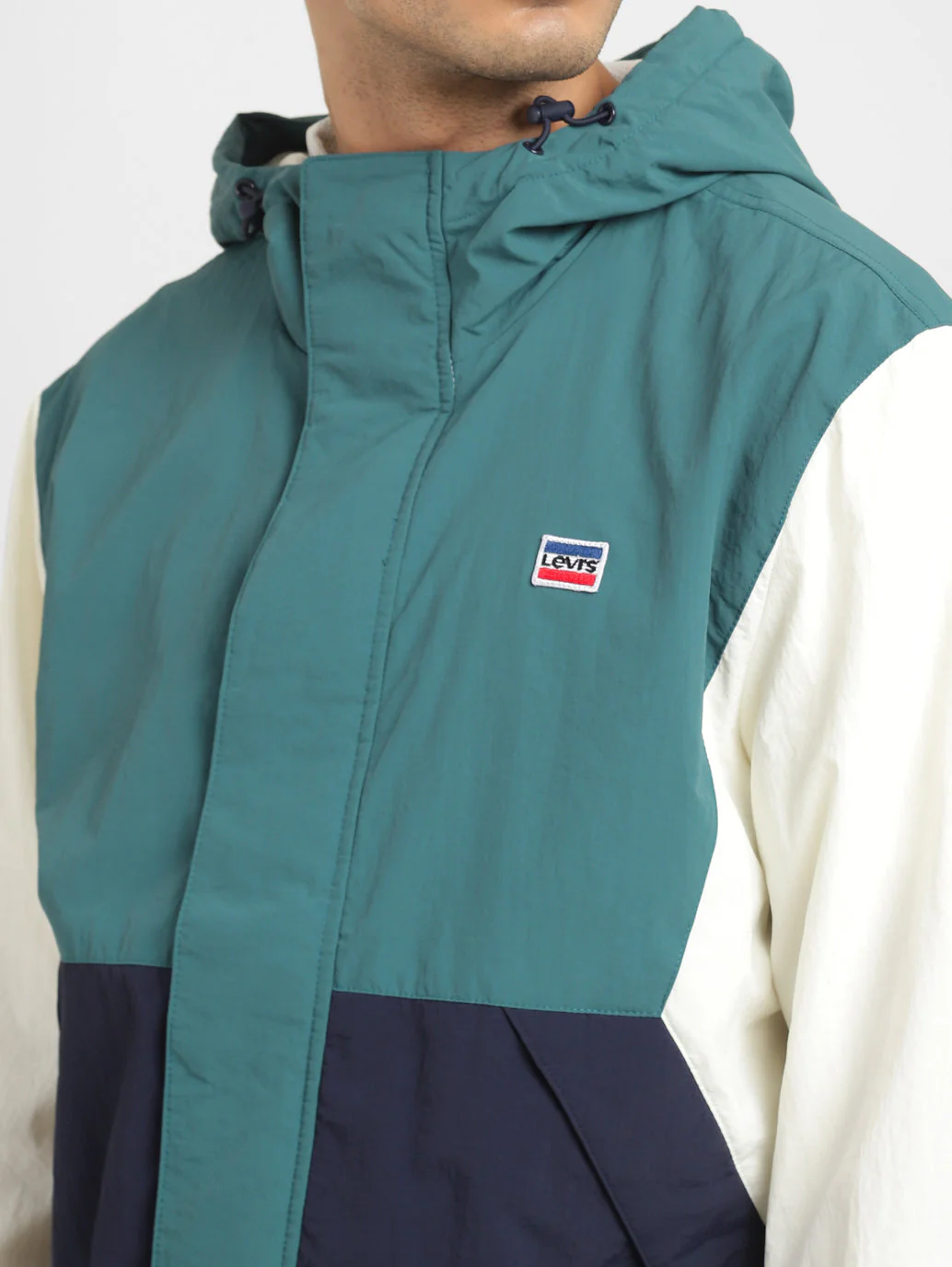 Men's Colorblock Multi Hooded Tailored Jacket - Image 5