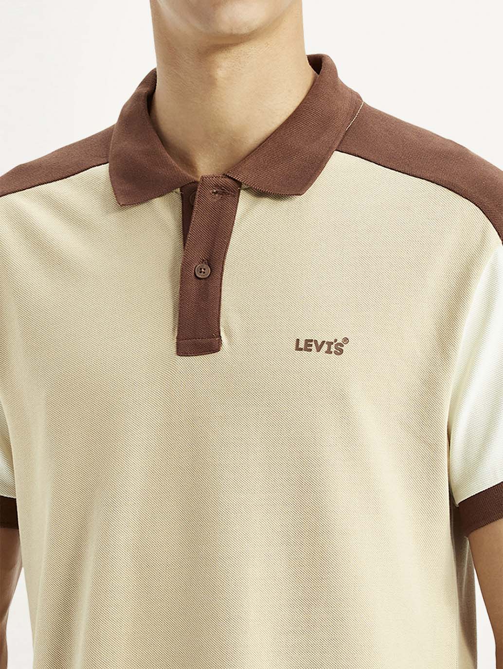 Men's Colorblock Multi Color Slim Fit Polo T-shirt - Image 3