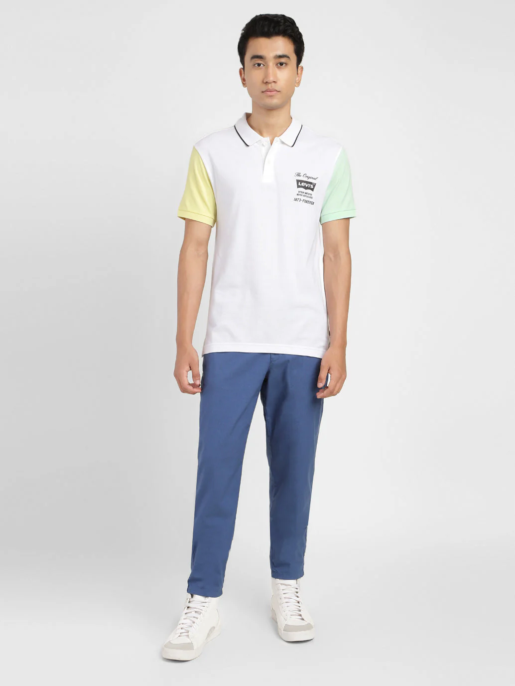 Men's Colorblock Polo T-shirt - Image 6
