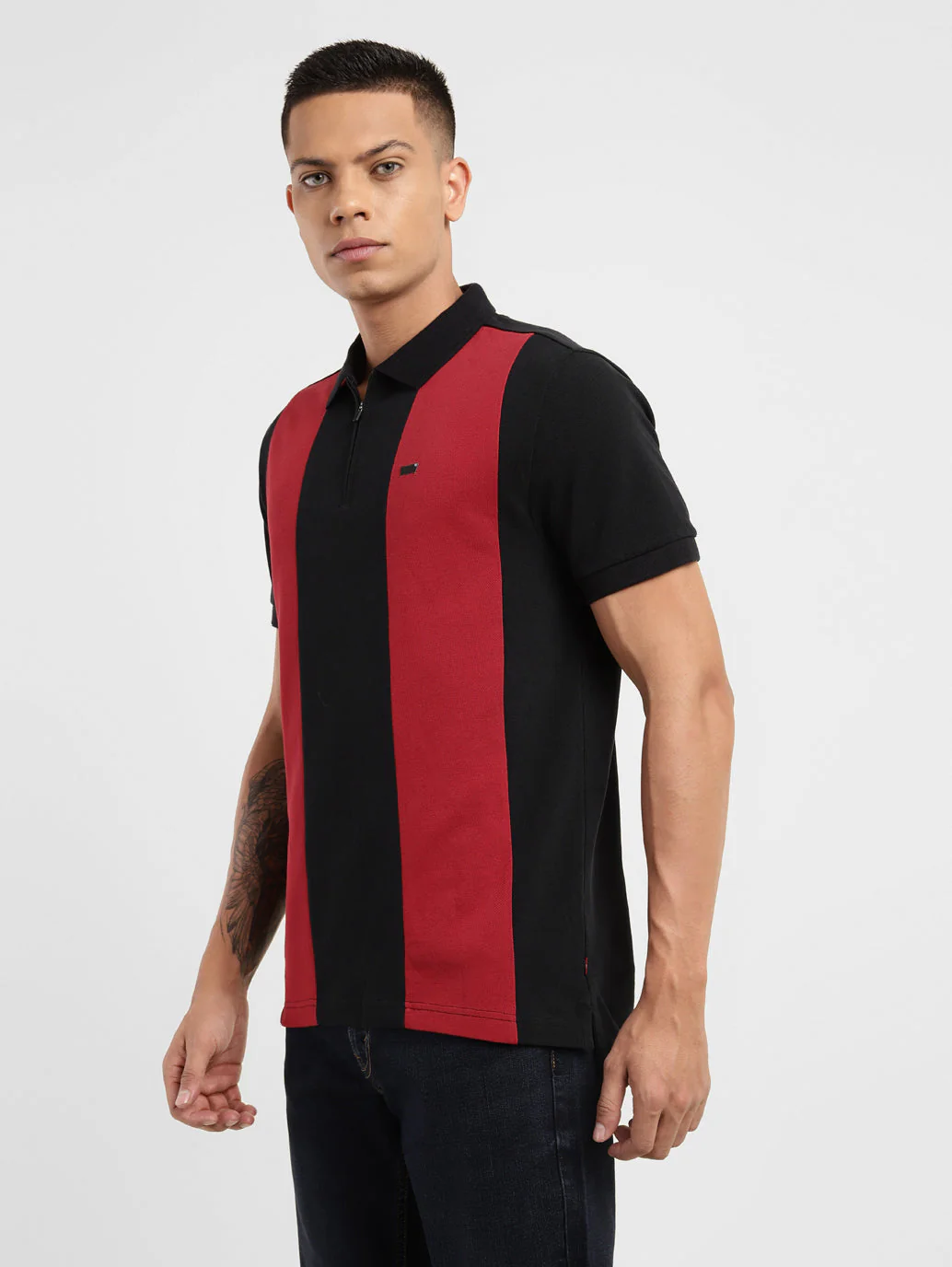 Men's Colorblock Polo T-shirt - Image 4